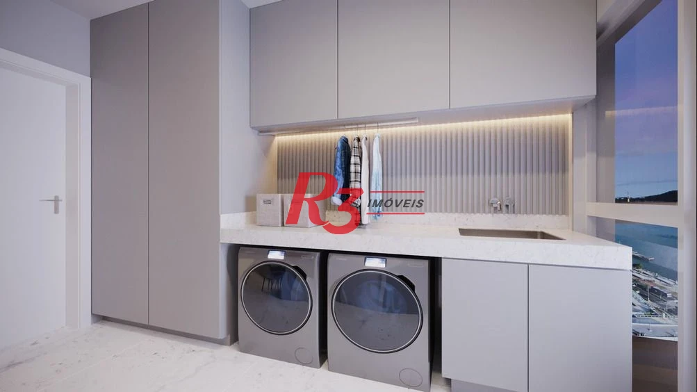 Apartamento com 3 dormitórios à venda, 227 m² por R$ 6.400.000,00 - Ponta da Praia - Santos/SP