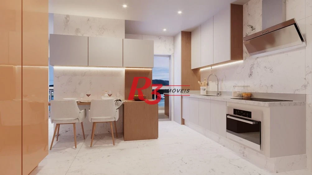 Apartamento com 3 dormitórios à venda, 227 m² por R$ 6.400.000,00 - Ponta da Praia - Santos/SP