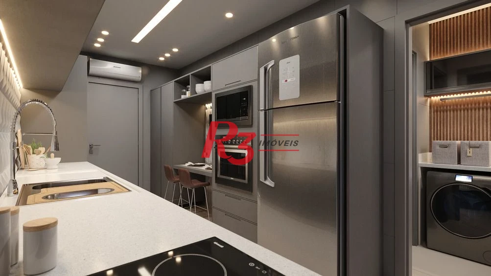 Apartamento com 3 dormitórios à venda, 227 m² por R$ 6.400.000,00 - Ponta da Praia - Santos/SP