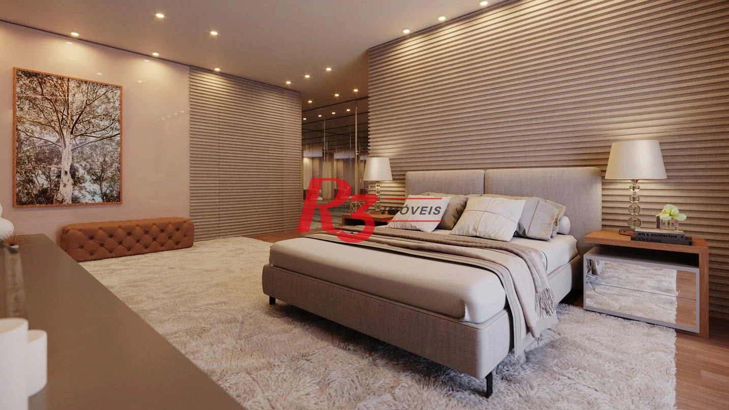 Apartamento com 3 dormitórios à venda, 227 m² por R$ 6.400.000,00 - Ponta da Praia - Santos/SP