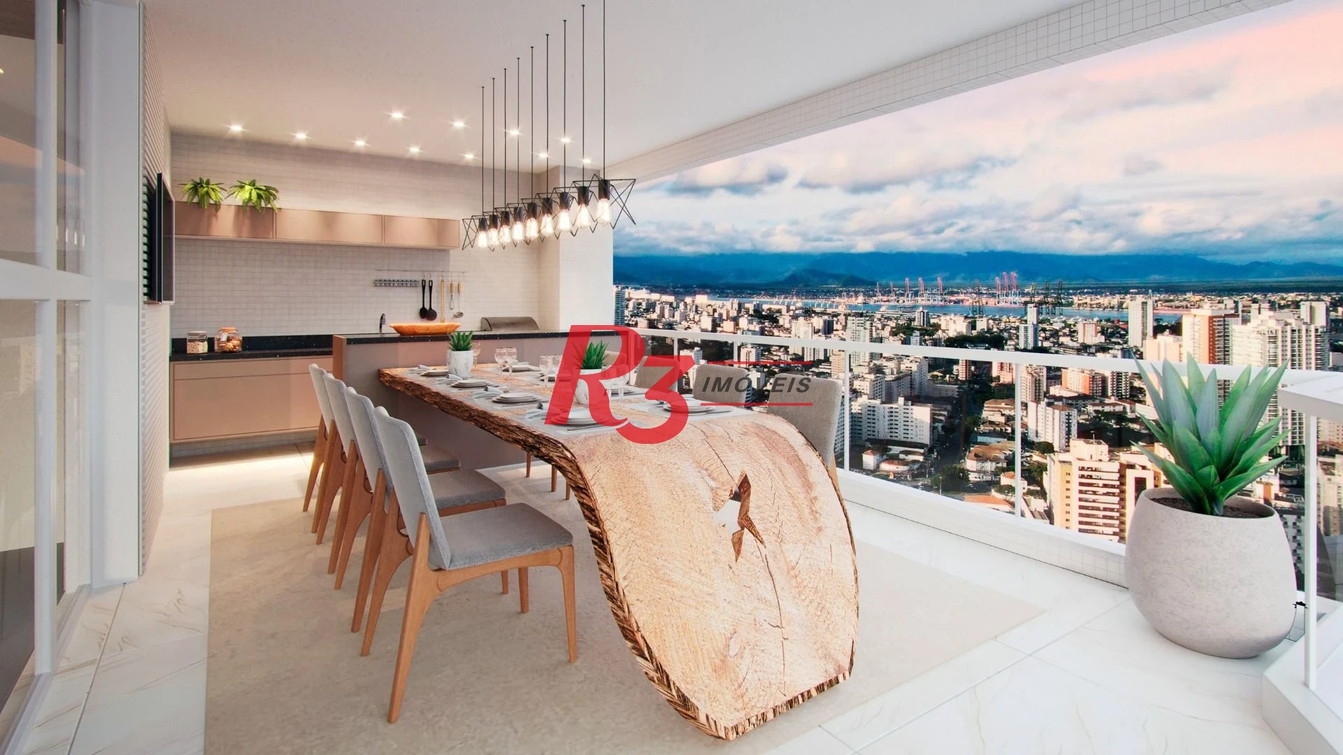 Apartamento com 3 dormitórios à venda, 227 m² por R$ 6.400.000,00 - Ponta da Praia - Santos/SP