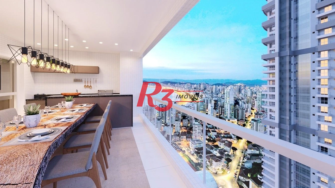 Apartamento com 3 dormitórios à venda, 227 m² por R$ 6.400.000,00 - Ponta da Praia - Santos/SP
