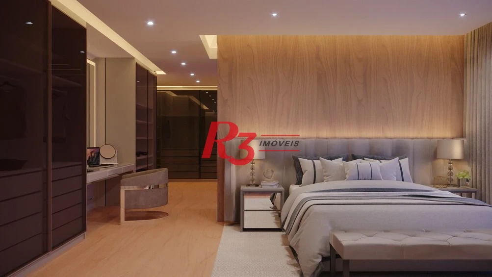 Apartamento com 3 dormitórios à venda, 227 m² por R$ 6.400.000,00 - Ponta da Praia - Santos/SP