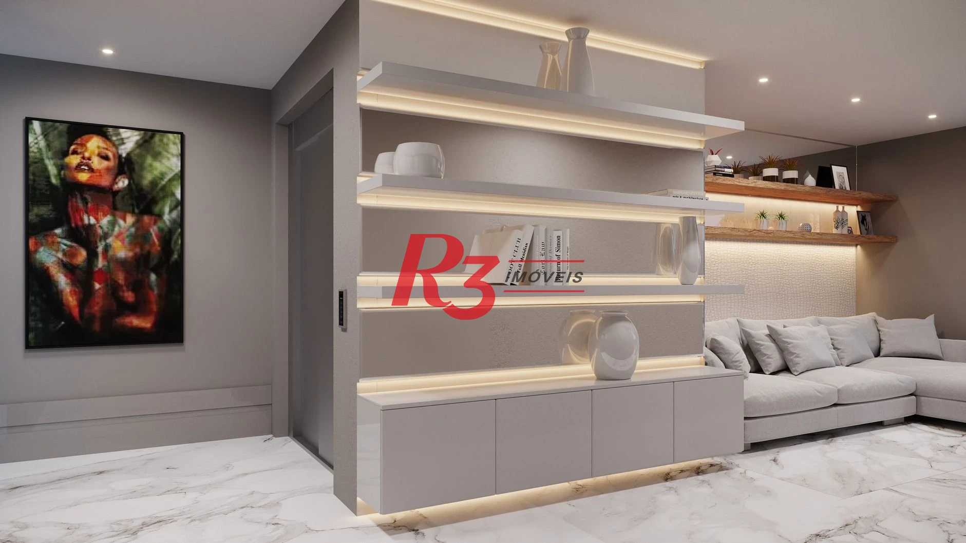 Apartamento com 3 dormitórios à venda, 227 m² por R$ 6.400.000,00 - Ponta da Praia - Santos/SP