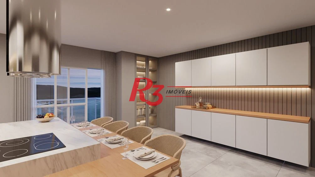 Apartamento com 3 dormitórios à venda, 227 m² por R$ 6.400.000,00 - Ponta da Praia - Santos/SP
