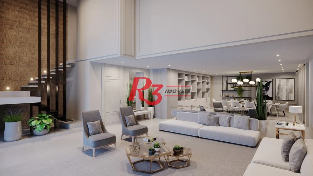 Apartamento com 3 dormitórios à venda, 227 m² por R$ 6.400.000,00 - Ponta da Praia - Santos/SP