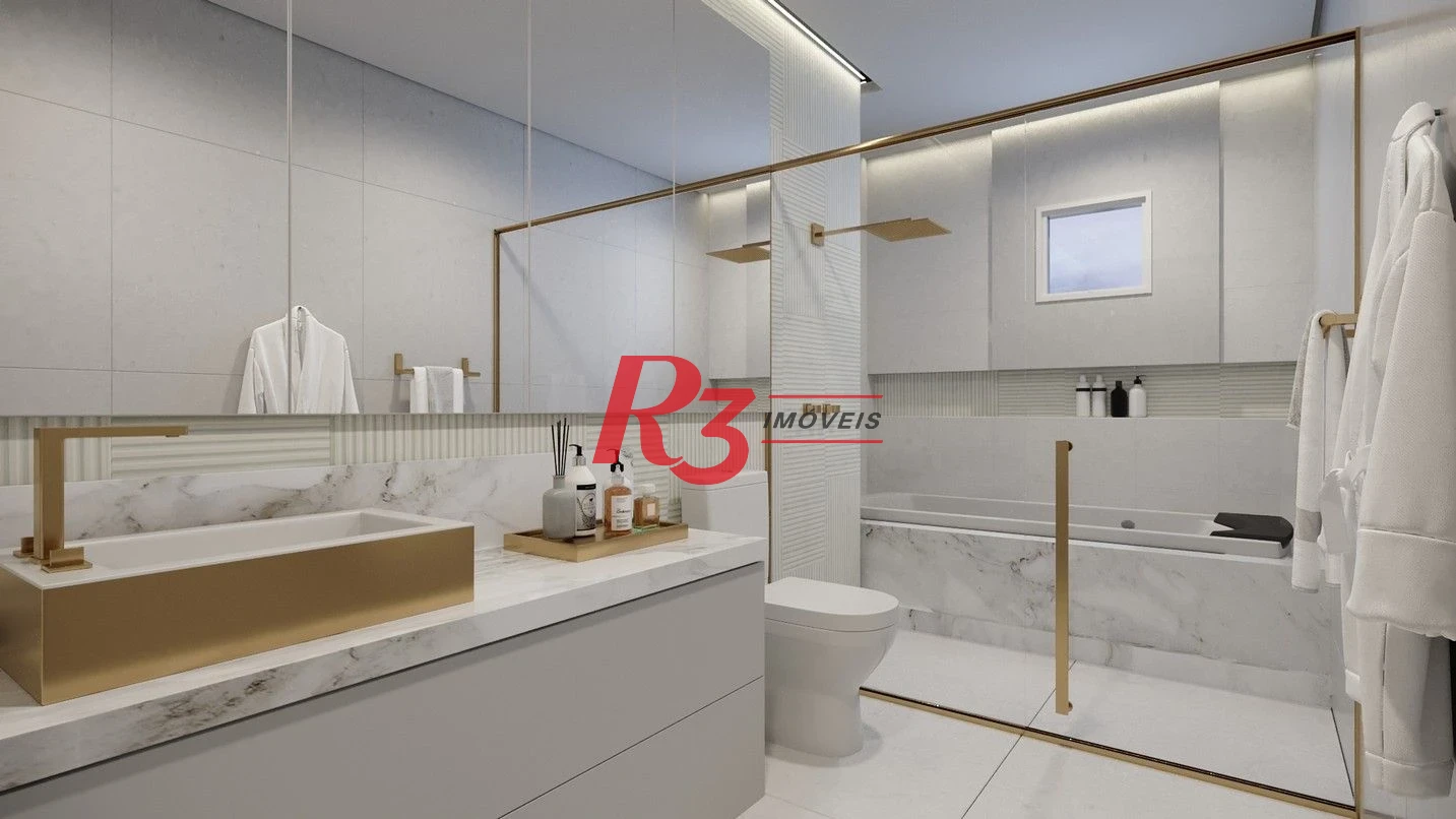 Apartamento com 3 dormitórios à venda, 227 m² por R$ 6.400.000,00 - Ponta da Praia - Santos/SP