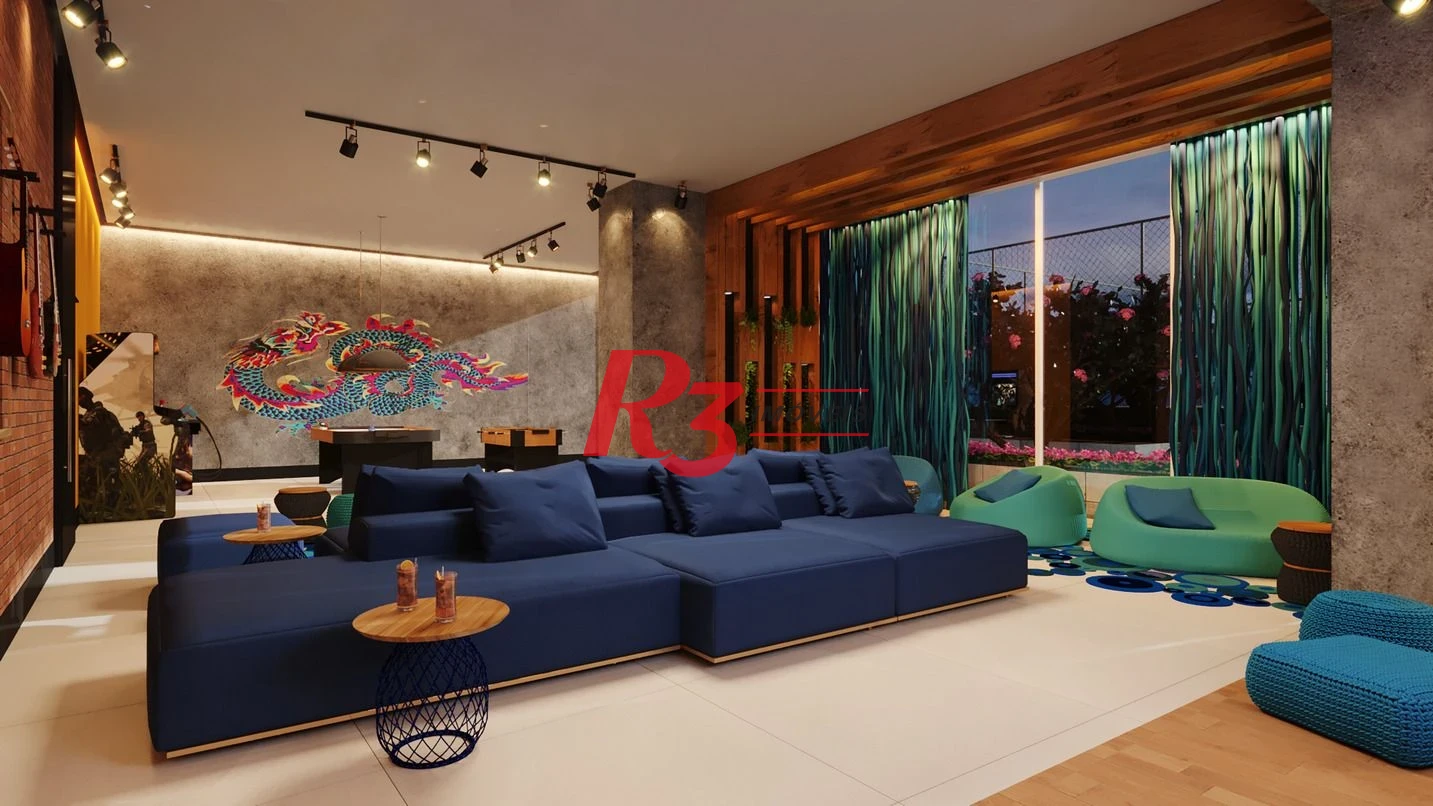 Apartamento com 3 dormitórios à venda, 227 m² por R$ 6.400.000,00 - Ponta da Praia - Santos/SP