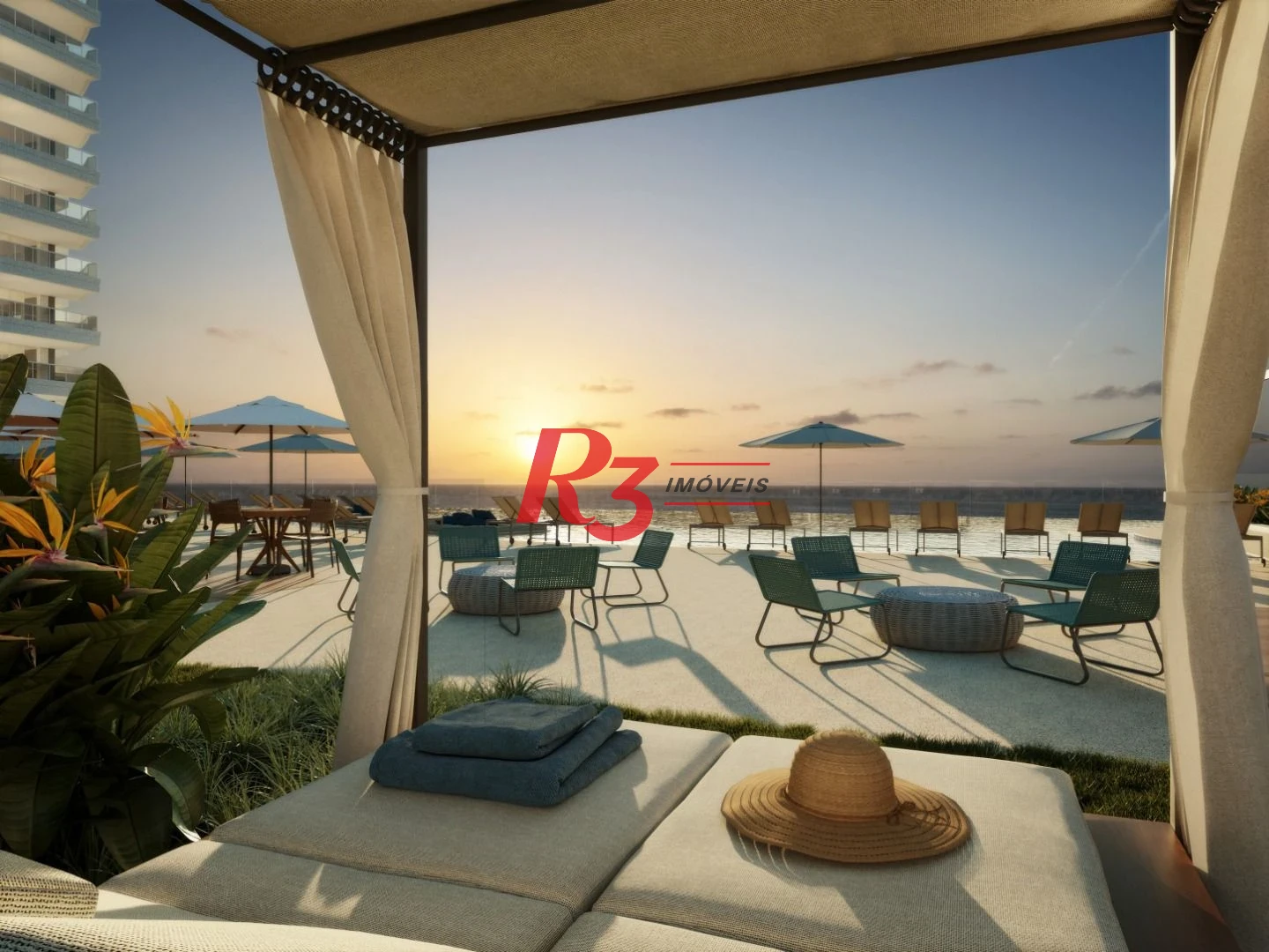 Apartamento com 3 dormitórios à venda, 227 m² por R$ 6.400.000,00 - Ponta da Praia - Santos/SP