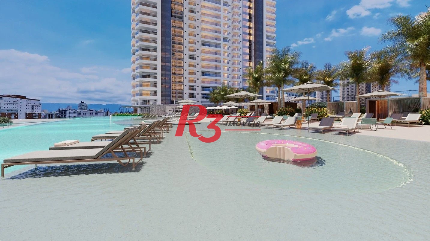 Apartamento com 3 dormitórios à venda, 227 m² por R$ 6.400.000,00 - Ponta da Praia - Santos/SP