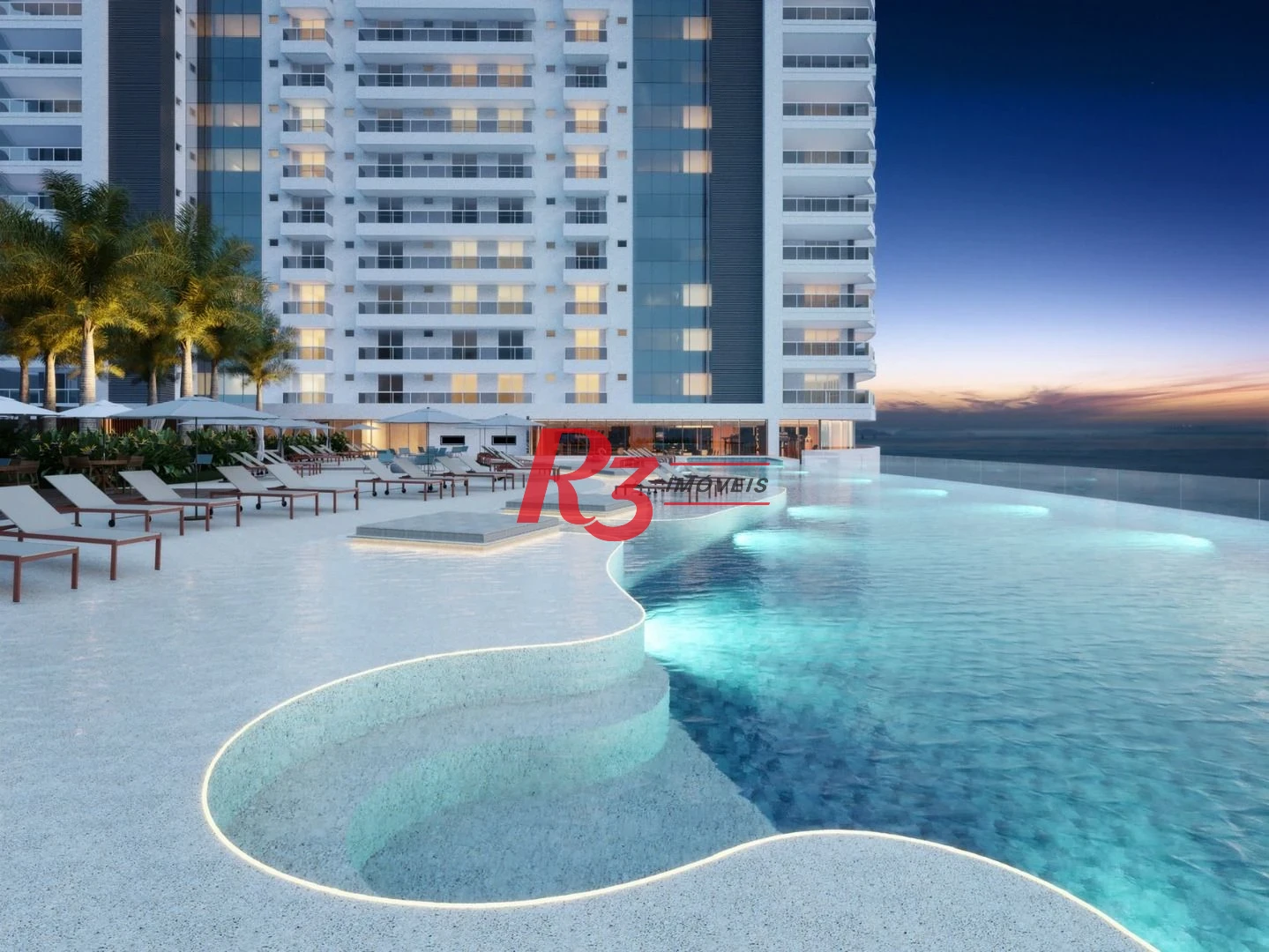 Apartamento com 3 dormitórios à venda, 227 m² por R$ 6.400.000,00 - Ponta da Praia - Santos/SP