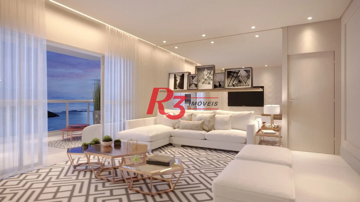 Apartamento com 3 dormitórios à venda, 227 m² por R$ 6.400.000,00 - Ponta da Praia - Santos/SP