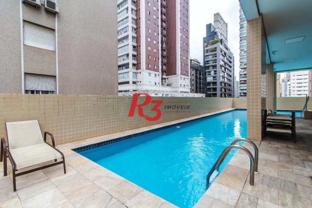 Apartamento com 3 dormitórios à venda, 177 m² por R$ 3.280.000,00 - Boqueirão - Santos/SP