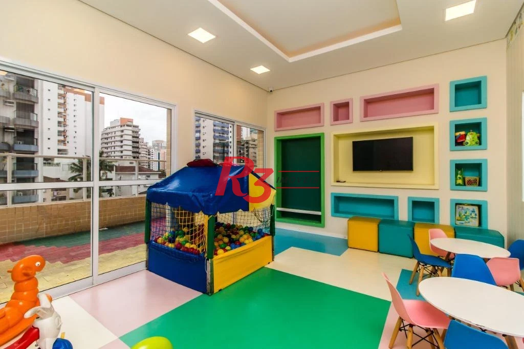 Apartamento com 3 dormitórios à venda, 177 m² por R$ 3.280.000,00 - Boqueirão - Santos/SP