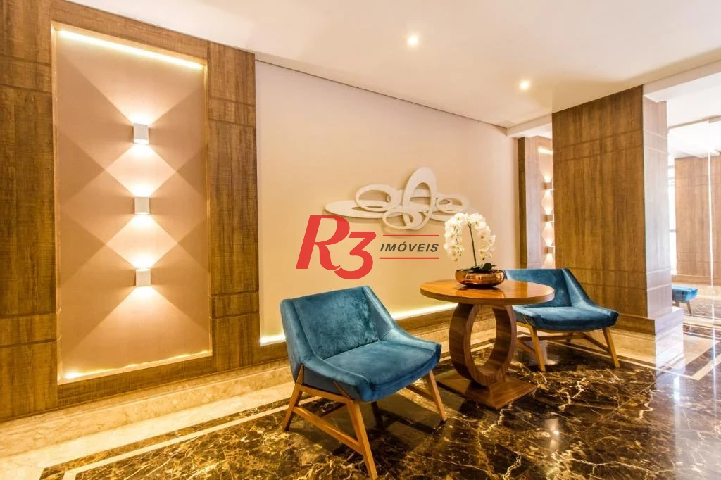 Apartamento com 3 dormitórios à venda, 177 m² por R$ 3.280.000,00 - Boqueirão - Santos/SP