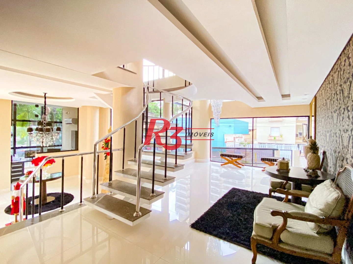 Apartamento com 3 dormitórios à venda, 283 m² por R$ 2.990.000,00 - Boqueirão - Santos/SP