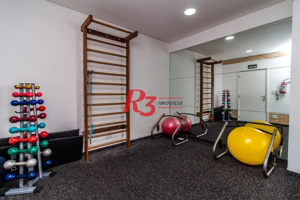 Apartamento com 1 dormitório à venda, 57 m² - Ponta da Praia - Santos/SP