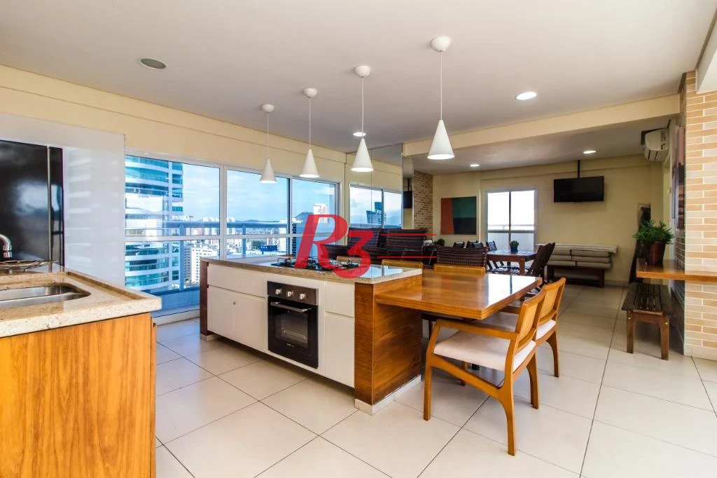 Apartamento com 1 dormitório à venda, 57 m² - Ponta da Praia - Santos/SP
