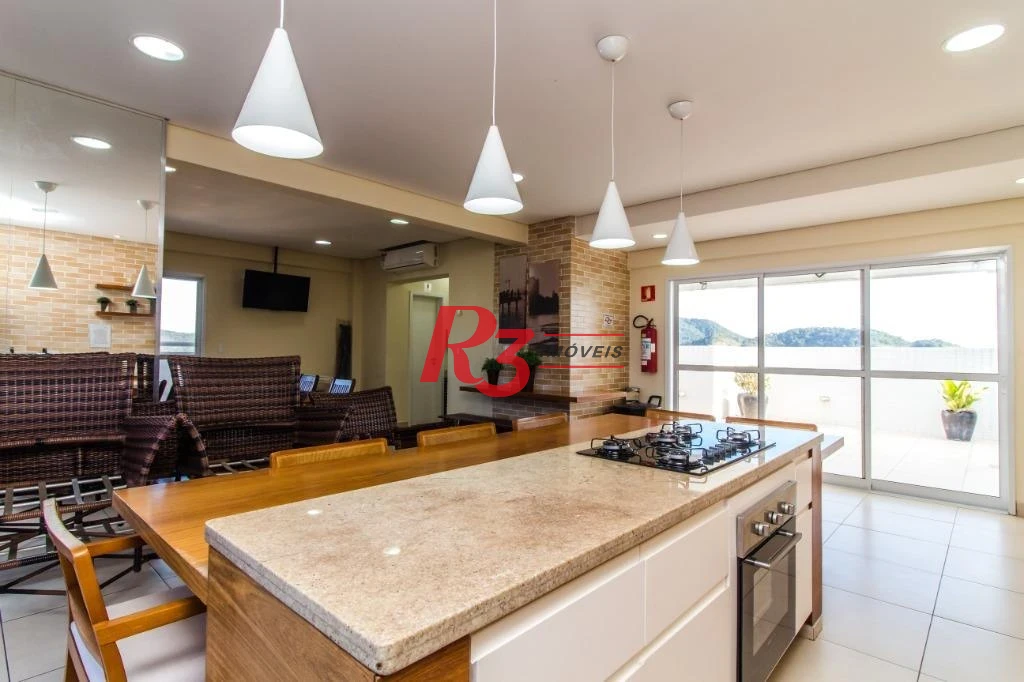 Apartamento com 1 dormitório à venda, 57 m² - Ponta da Praia - Santos/SP