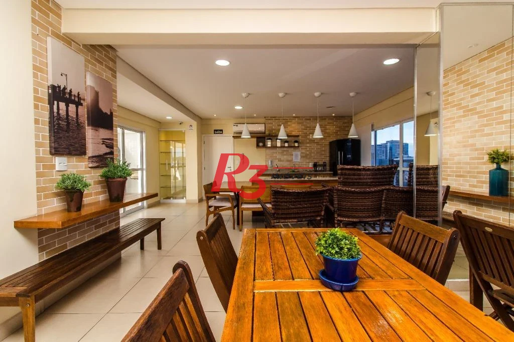 Apartamento com 1 dormitório à venda, 57 m² - Ponta da Praia - Santos/SP
