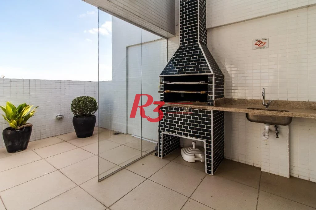 Apartamento com 1 dormitório à venda, 57 m² - Ponta da Praia - Santos/SP