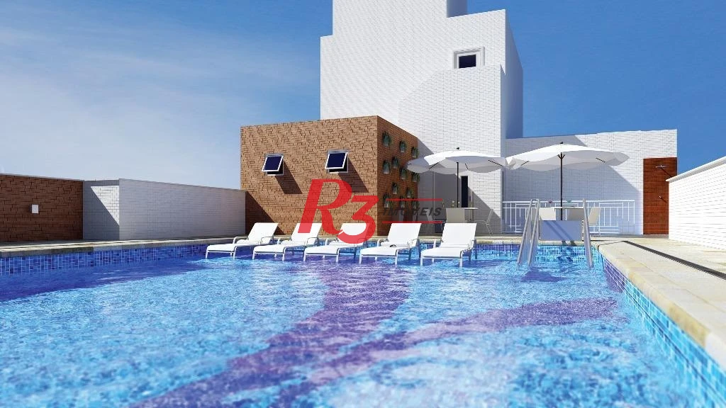 Apartamento com 1 dormitório à venda, 57 m² - Ponta da Praia - Santos/SP