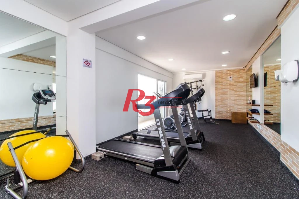 Apartamento com 1 dormitório à venda, 57 m² - Ponta da Praia - Santos/SP