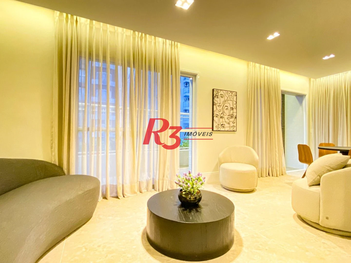 Apartamento com 3 dormitórios à venda, 134 m² por R$ 2.670.000,00 - Boqueirão - Santos/SP