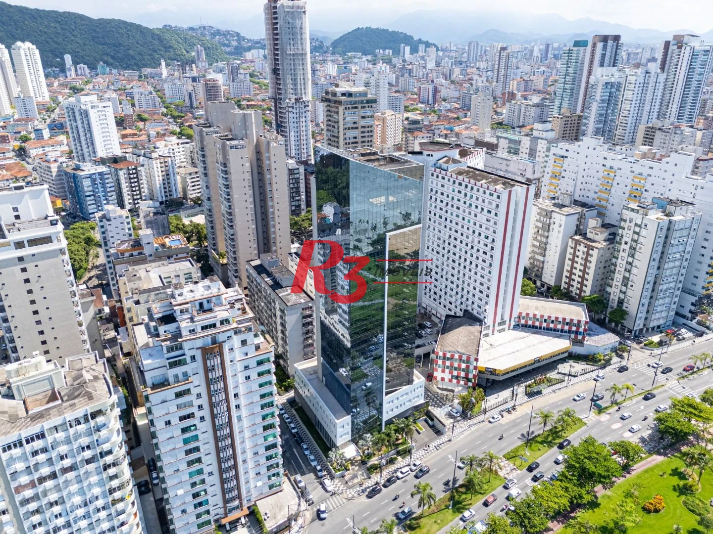 Sala para alugar, 254 m² por R$ 22.546,72/mês - José Menino - Santos/SP