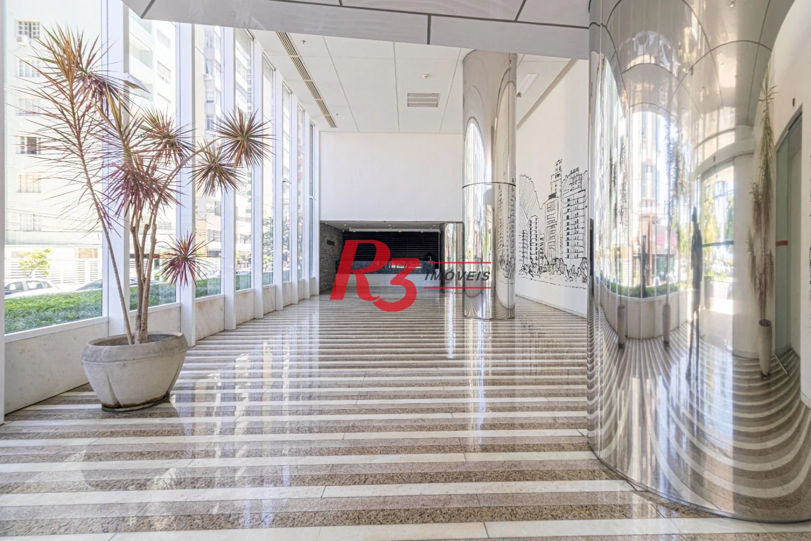 Sala para alugar, 254 m² por R$ 22.546,72/mês - José Menino - Santos/SP