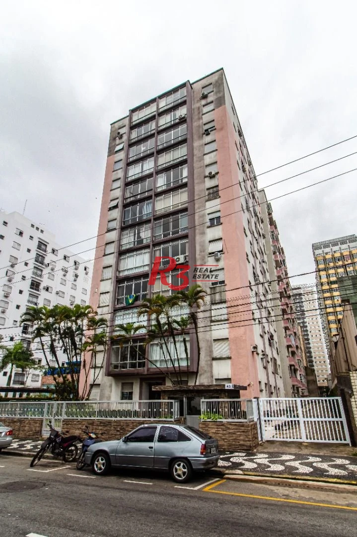 Apartamento com 2 dormitórios à venda, 73 m² - Embaré - Santos/SP
