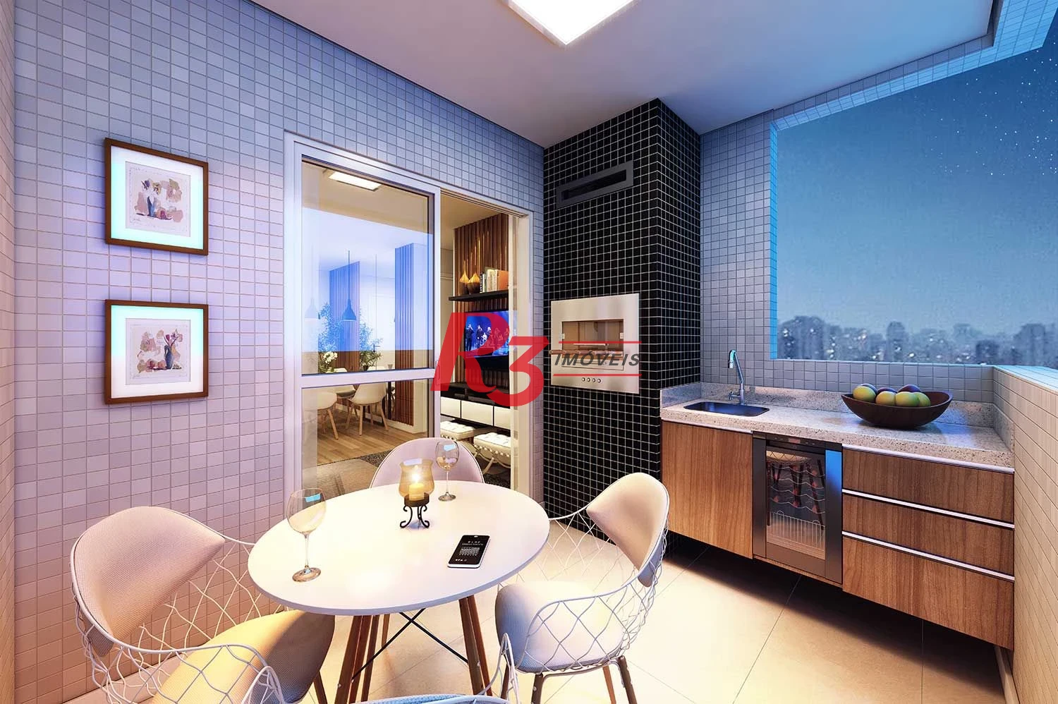 Apartamento à venda, 83 m² por R$ 1.160.000,00 - Boqueirão - Santos/SP