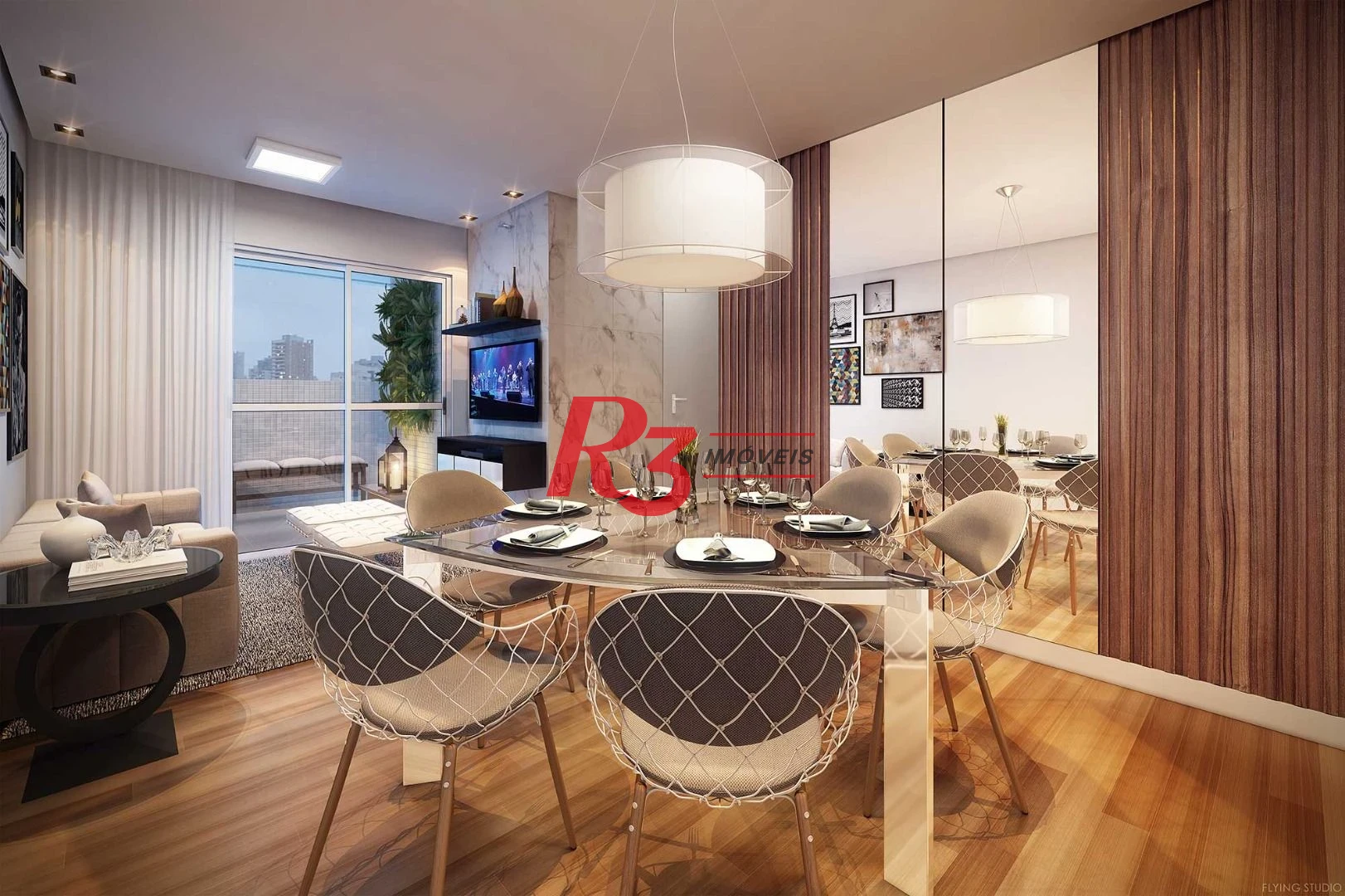 Apartamento à venda, 83 m² por R$ 1.160.000,00 - Boqueirão - Santos/SP