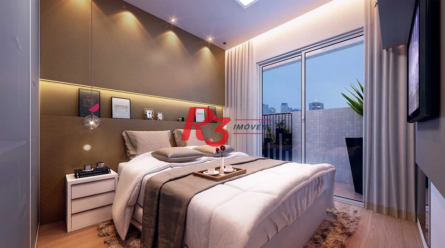 Apartamento à venda, 83 m² por R$ 1.160.000,00 - Boqueirão - Santos/SP