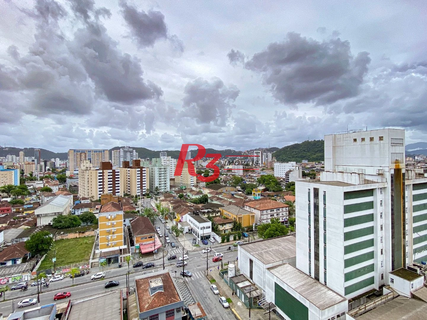 Apartamento com 1 dormitório para alugar, 42 m² - Macuco - Santos/SP