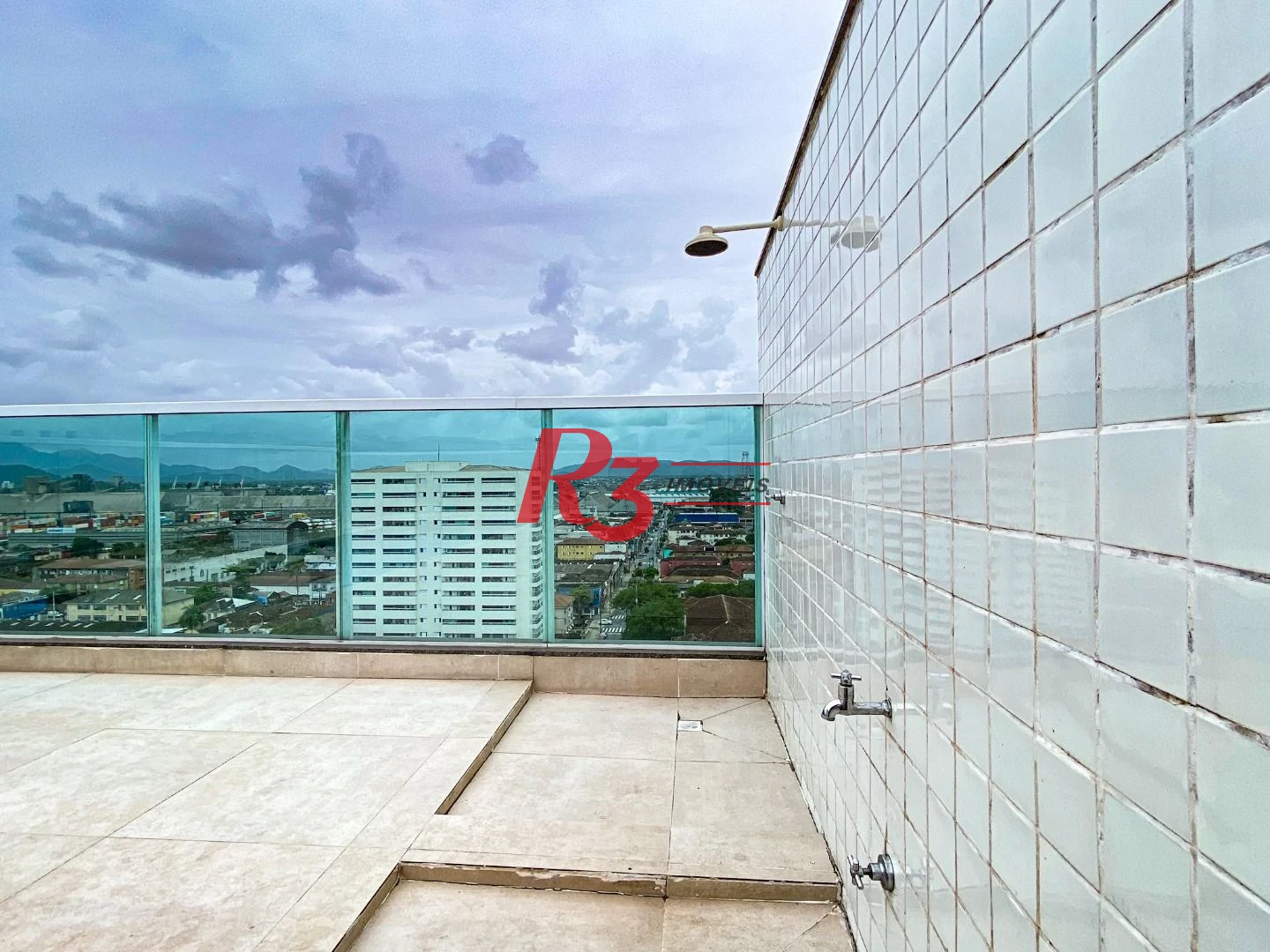Apartamento com 1 dormitório para alugar, 42 m² - Macuco - Santos/SP