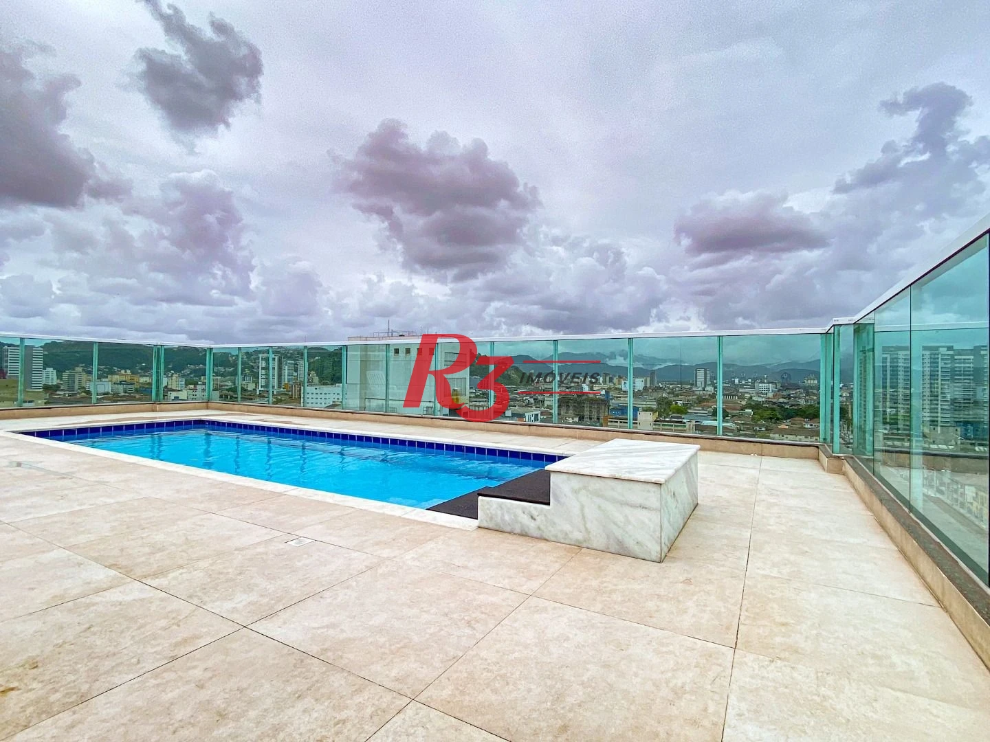Apartamento com 1 dormitório para alugar, 42 m² - Macuco - Santos/SP