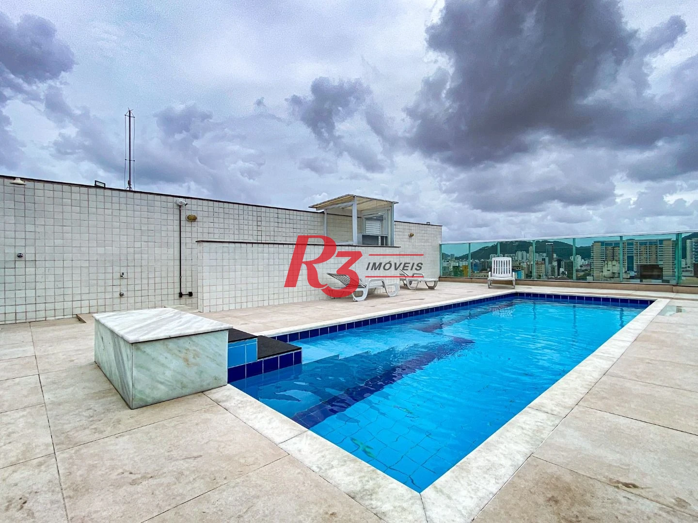 Apartamento com 1 dormitório para alugar, 42 m² - Macuco - Santos/SP