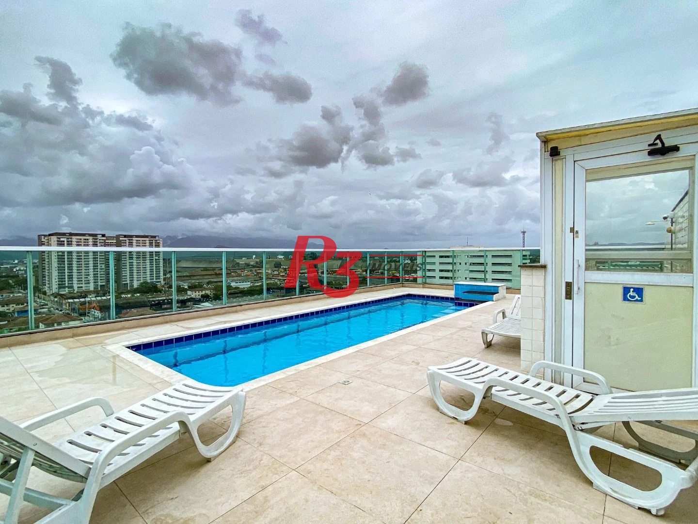 Apartamento com 1 dormitório para alugar, 42 m² - Macuco - Santos/SP