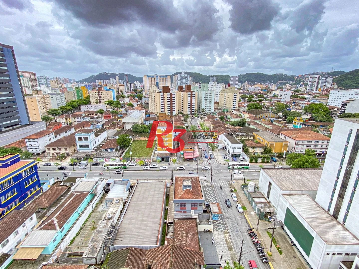 Apartamento com 1 dormitório para alugar, 42 m² - Macuco - Santos/SP