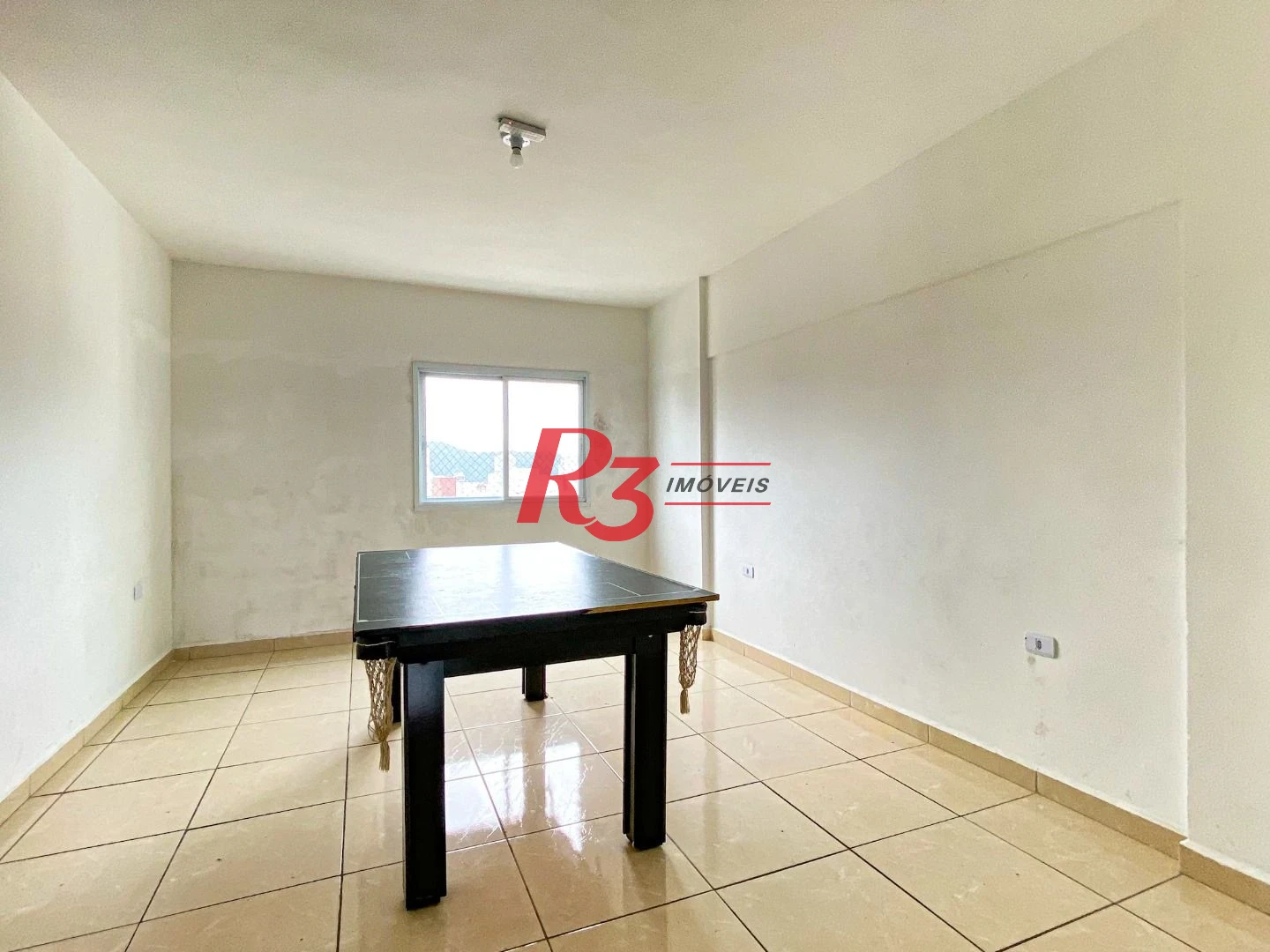 Apartamento com 1 dormitório para alugar, 42 m² - Macuco - Santos/SP