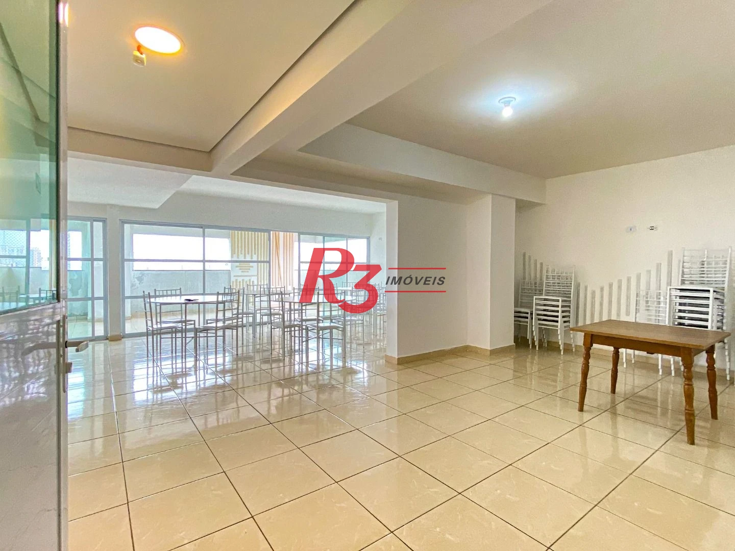 Apartamento com 1 dormitório para alugar, 42 m² - Macuco - Santos/SP