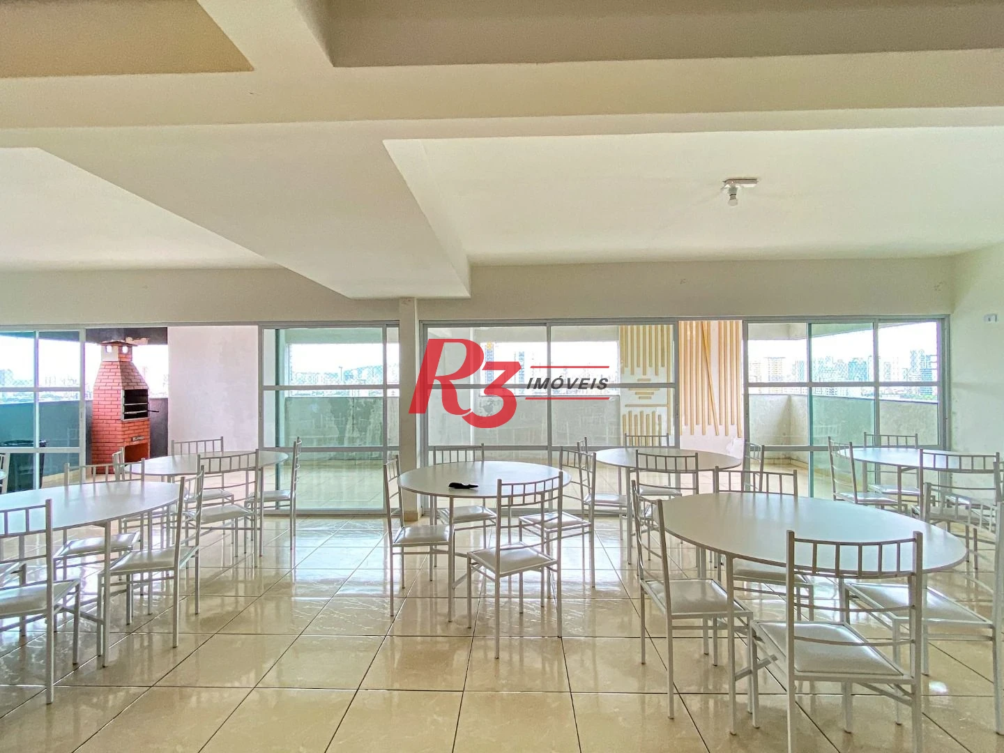 Apartamento com 1 dormitório para alugar, 42 m² - Macuco - Santos/SP