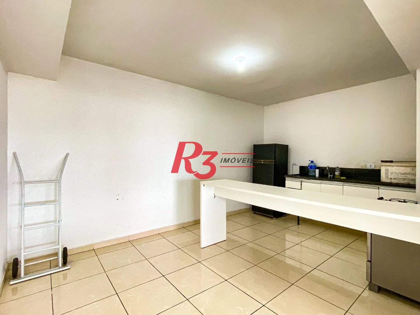 Apartamento com 1 dormitório para alugar, 42 m² - Macuco - Santos/SP
