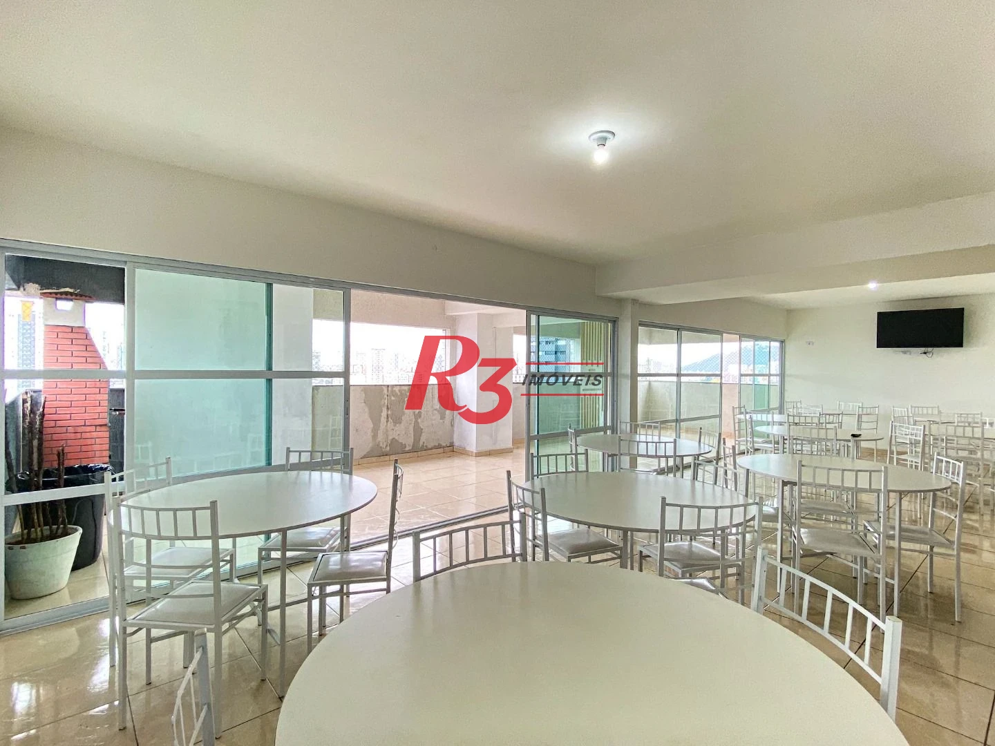 Apartamento com 1 dormitório para alugar, 42 m² - Macuco - Santos/SP