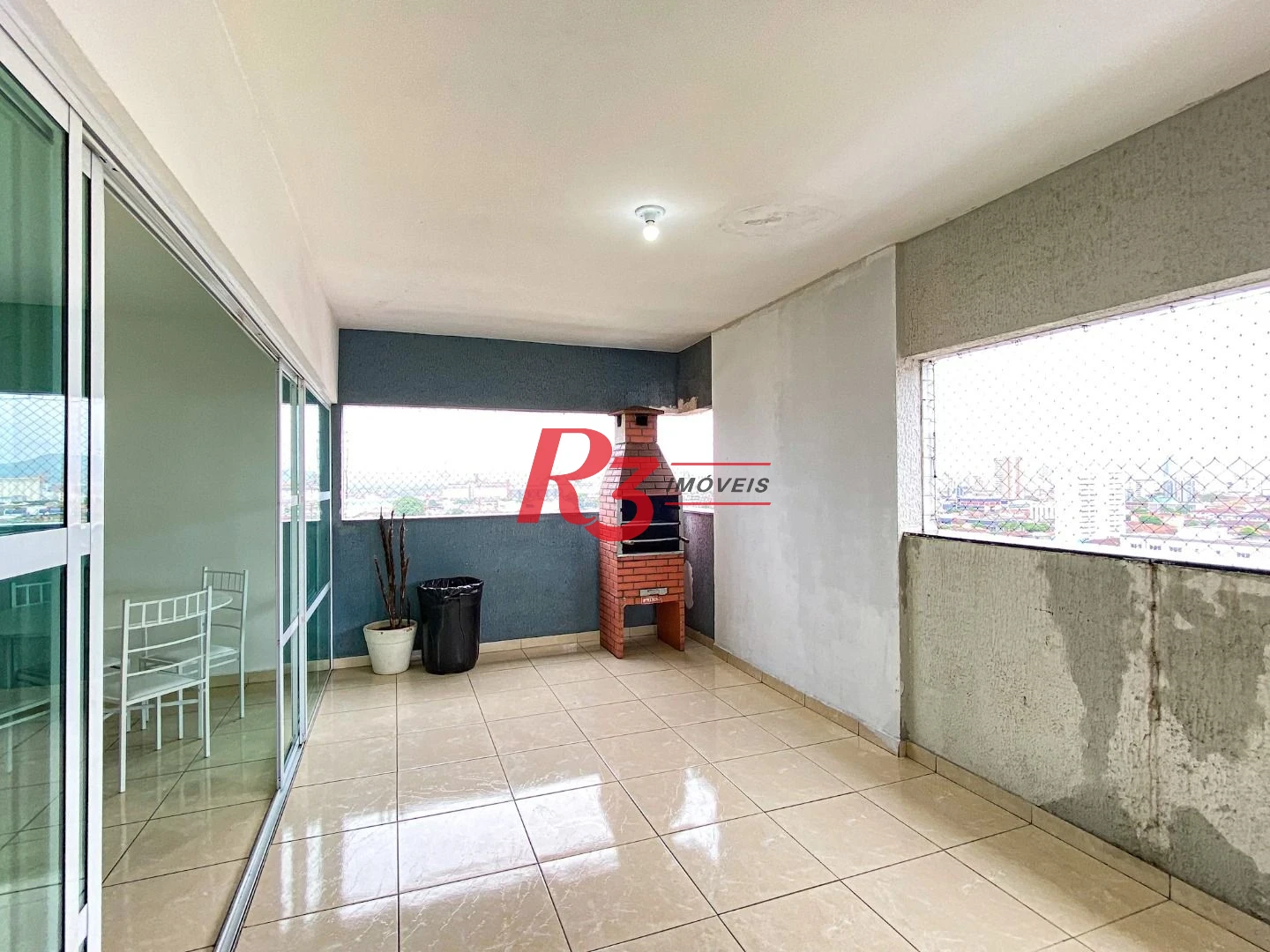 Apartamento com 1 dormitório para alugar, 42 m² - Macuco - Santos/SP