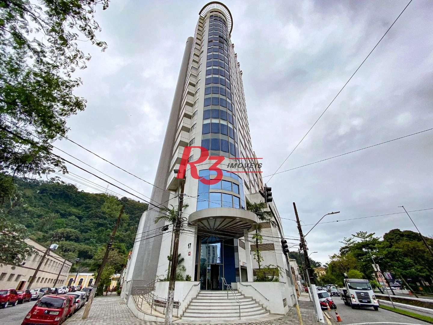 Sala, 52 m² - venda por R$ 480.000,00 ou aluguel por R$ 6.420,00/mês - Marapé - Santos/SP