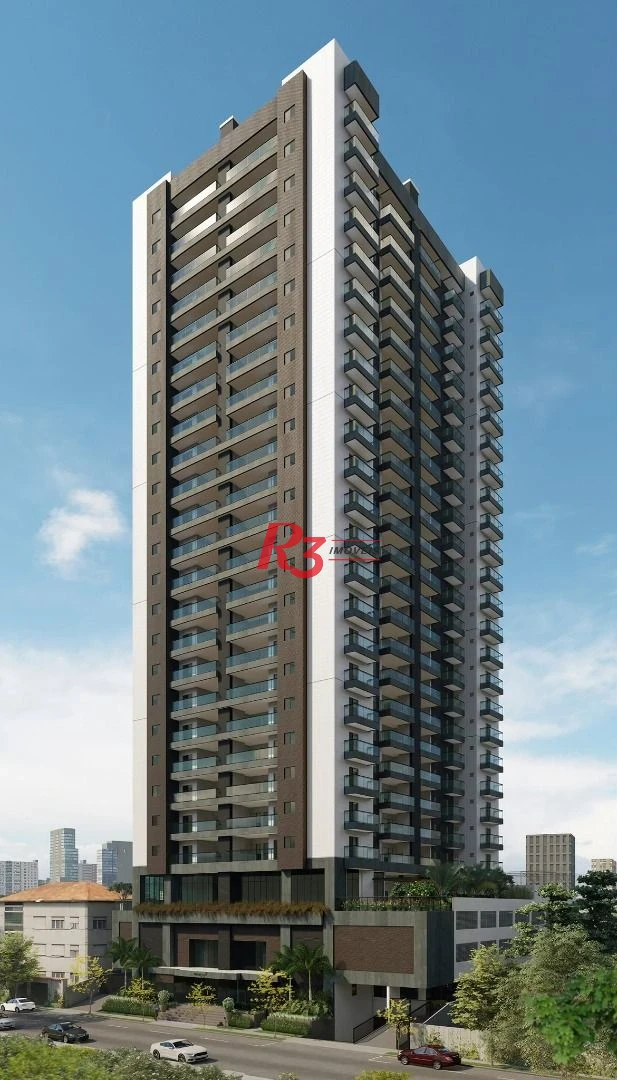 Apartamento com 3 dormitórios à venda, 121 m² por R$ 1.380.000,00 - Aparecida - Santos/SP
