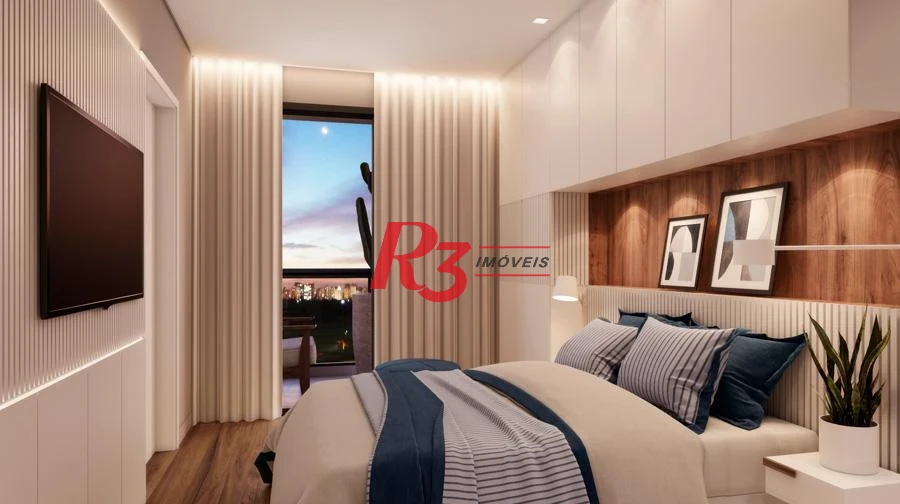 Apartamento com 3 dormitórios à venda, 121 m² por R$ 1.380.000,00 - Aparecida - Santos/SP