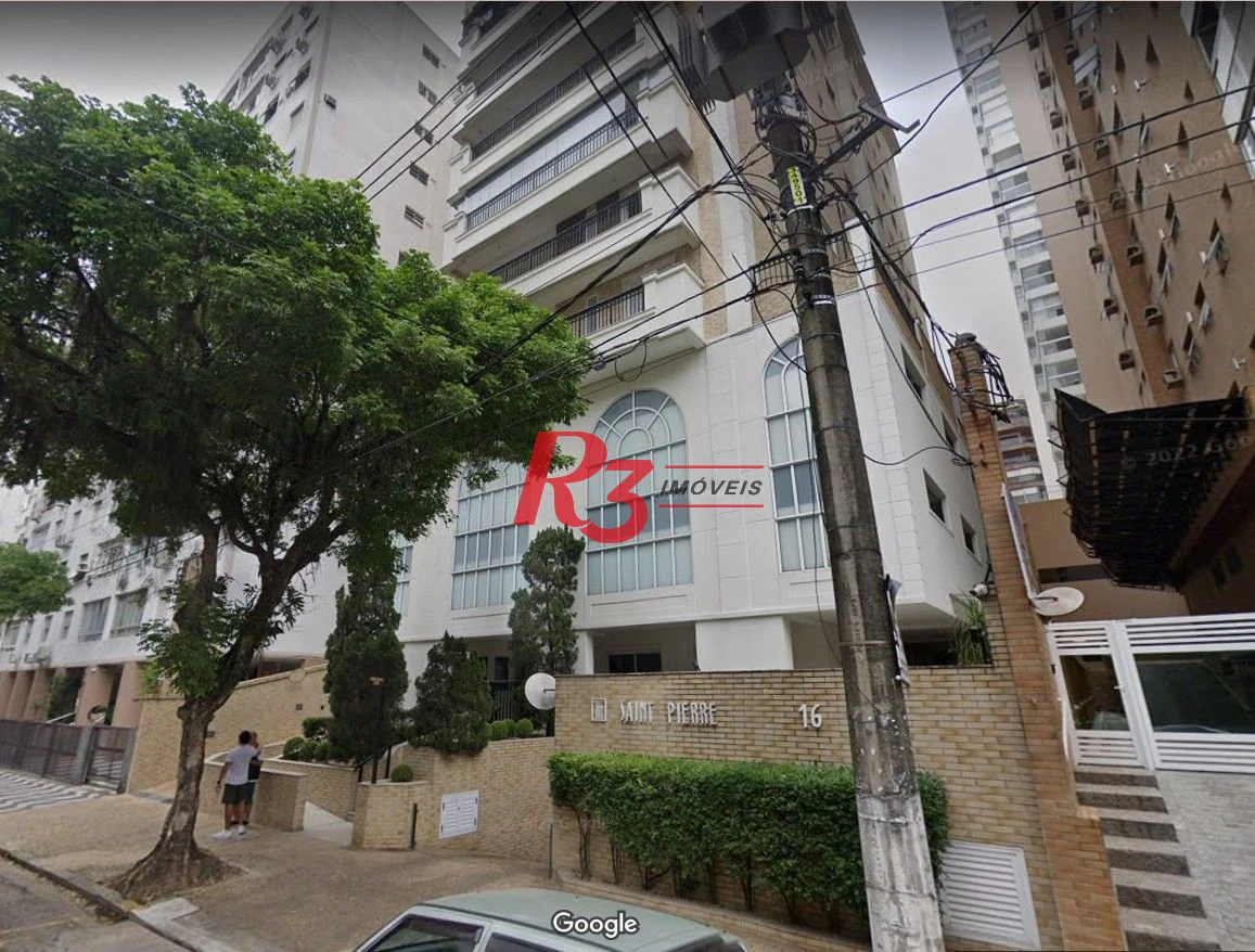 Apartamento Garden com 3 dormitórios à venda, 205 m² por R$ 2.290.000,00 - Gonzaga - Santos/SP